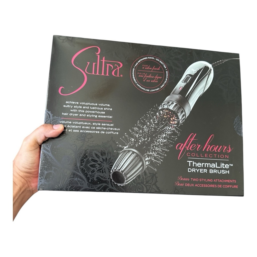 Sultra After Hours Collection ThermaLite Dryer Brush Hair Dryer Styler New NOB